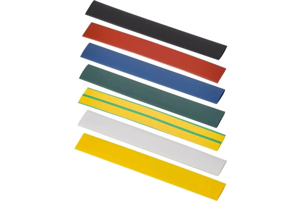 купить Трубка ТУТ 8/4мм разноцветный 0,1м 21шт набор в Тольятти Трубка ТУТ 8/4мм разноцветный 0,1м 21шт набор