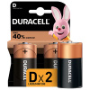 купить Батарейка D(R20,LR20) алкалиновая BL2 Duracell  в Тольятти Батарейка D(R20,LR20) алкалиновая BL2 Duracell