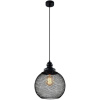 купить Светильник подвес 1*40Вт E27 черный шар сетка Лофт в Тольятти Светильник подвес 1*40Вт E27 черный шар сетка Лофт