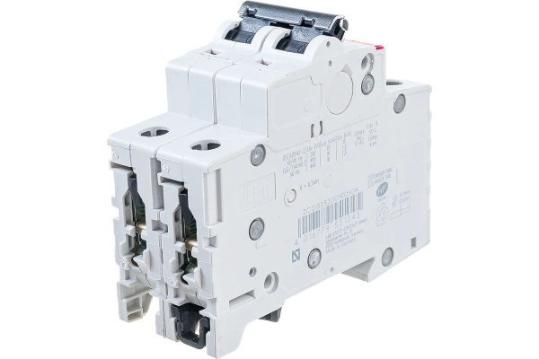 купить Автомат 2Р 50А C 6кА S202 ABB в Тольятти Автомат 2Р 50А C 6кА S202 ABB