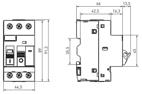 купить Автомат защиты двигателя 4-6,3А АПД-32 EKF PROxima в Тольятти Автомат защиты двигателя 4-6,3А АПД-32 EKF PROxima