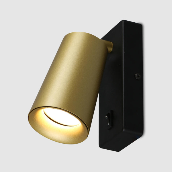 купить Светильник настенный (спот) 1*35Вт GU10 белый поворотный General в Тольятти Светильник настенный (спот) 1*35Вт GU10 белый поворотный General