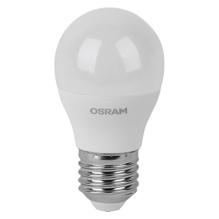 Лампа свд Е27 7Вт 6500К 560лм шар G45 матовая  Osram LED Value