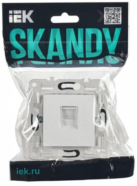 купить SKANDY Роз. комп. RJ45 кат.5E SK-K01W арк. бел. IEK в Тольятти SKANDY Роз. комп. RJ45 кат.5E SK-K01W арк. бел. IEK
