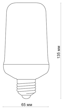 купить Лампа свд LED-L60-6W/Flame/E27/PLD01WH Uniel в Тольятти Лампа свд LED-L60-6W/Flame/E27/PLD01WH Uniel