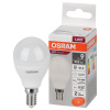 купить Лампа шар свд Е14 7Вт 4000К 560лм P45 матовый Osram в Тольятти Лампа шар свд Е14 7Вт 4000К 560лм P45 матовый Osram
