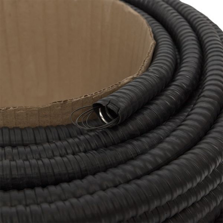 купить Металлорукав 15мм ПВХ IP65 PЗ-ЦП-НГ с протяжкой EKF 50м в Тольятти Металлорукав 15мм ПВХ IP65 PЗ-ЦП-НГ с протяжкой EKF 50м