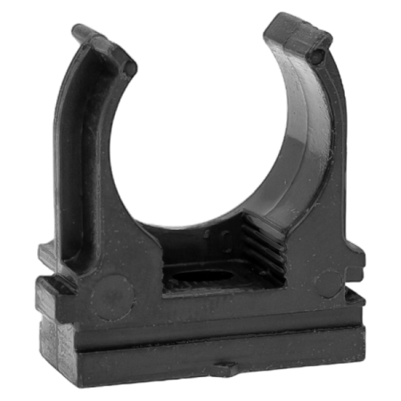 купить Держатель для трубы 20мм черный 100шт EKF в Тольятти Держатель для трубы 20мм черный 100шт EKF