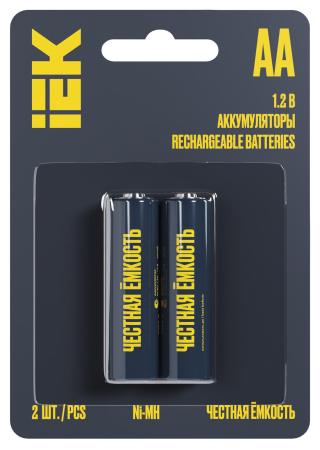 купить Аккумулятор AA(пальчик) 2700mAh 1,2В BL2 IEK  в Тольятти Аккумулятор AA(пальчик) 2700mAh 1,2В BL2 IEK