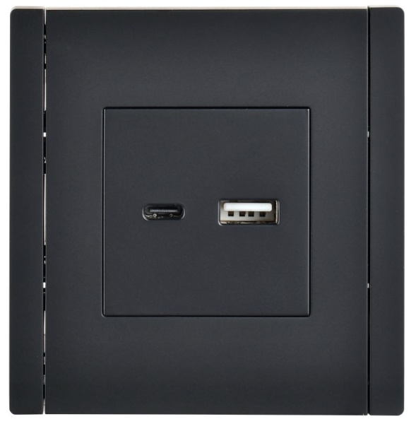 купить Фортепиано черный механизм USB A+C скрытая 2-ая 18Вт в Тольятти Фортепиано черный механизм USB A+C скрытая 2-ая 18Вт