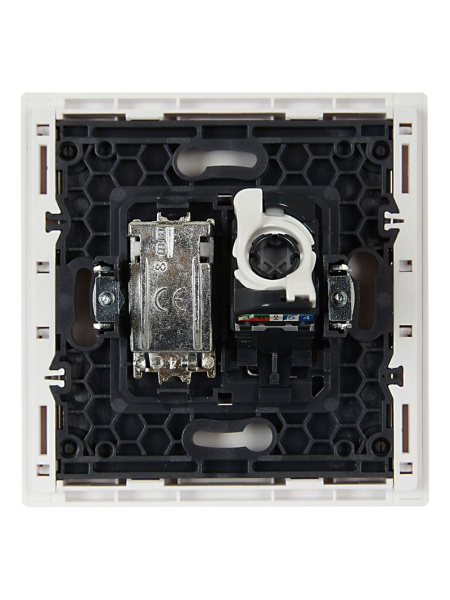 купить Фортепиано белый механизм RJ45+TV скрытая 2-ая кат.5е в Тольятти Фортепиано белый механизм RJ45+TV скрытая 2-ая кат.5е