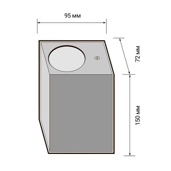 купить Светильник настенный 2*35Вт GU10 IP65 черный пластик Jazzway в Тольятти Светильник настенный 2*35Вт GU10 IP65 черный пластик Jazzway