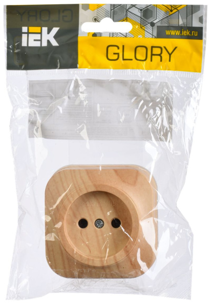 купить Глосса сосна розетка открытая 1-мест IP20  в Тольятти Глосса сосна розетка открытая 1-мест IP20