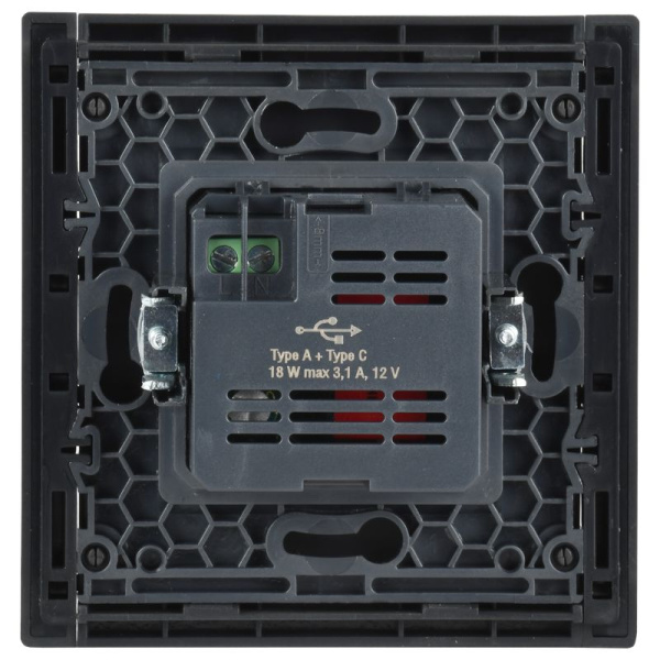 купить Фортепиано серый механизм USB A+C скрытая 2-ая 18Вт в Тольятти Фортепиано серый механизм USB A+C скрытая 2-ая 18Вт