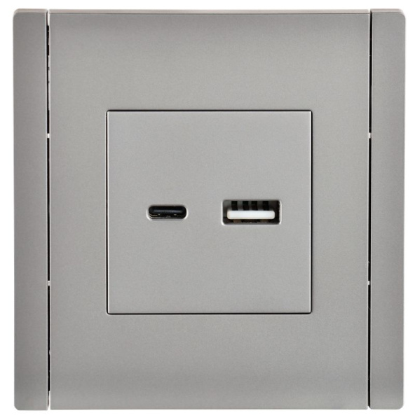 купить Фортепиано сталь механизм USB A+C скрытая 2-ая 3,1А в Тольятти Фортепиано сталь механизм USB A+C скрытая 2-ая 3,1А