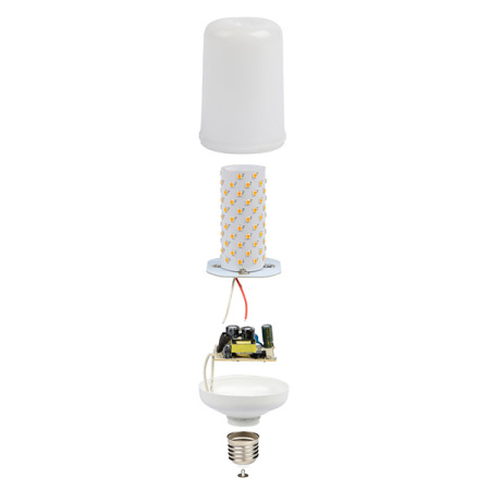 купить Лампа свд LED-L60-6W/Flame/E27/PLD01WH Uniel в Тольятти Лампа свд LED-L60-6W/Flame/E27/PLD01WH Uniel
