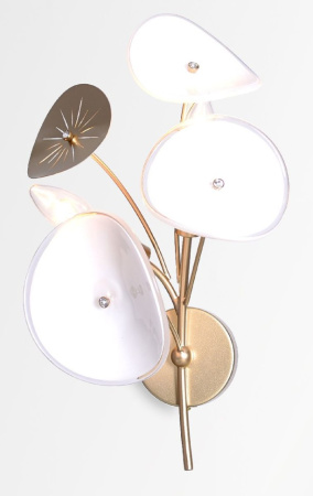 купить Светильник настенный (бра) 2*40Вт E14 золото Rivoli в Тольятти Светильник настенный (бра) 2*40Вт E14 золото Rivoli